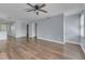 Spacious living area leading into other rooms, neutral walls, and flooring at 2306 Stafford Ave # A, Raleigh, NC 27607
