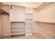 Walk-in closet featuring built-in shelving and ample storage space at 236 Summer Place Ct, Clayton, NC 27527