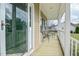 Welcoming front porch with a seating area, perfect for relaxing and enjoying the neighborhood views at 236 Summer Place Ct, Clayton, NC 27527