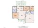 Detailed floor plan showcasing the layout of the home, including the square footage of each room at 24 High Standard Ln, Angier, NC 27501
