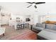 Open living space with kitchen, dining, and living areas, perfect for entertaining and modern living at 2512 Lily Dr, Haw River, NC 27258