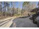 Paver patio and walkway in a wooded backyard at 2514 Mcgowan Ct, Wake Forest, NC 27587
