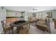 Finished basement features a poker table, seating area, and wet bar, perfect for entertaining at 2514 Mcgowan Ct, Wake Forest, NC 27587