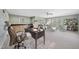 Versatile basement with desk, lounge area, and neutral colors offering space for an office and relaxing at 2514 Mcgowan Ct, Wake Forest, NC 27587