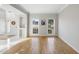 Bright living room with hardwood floors, large windows and beautiful trim and molding at 2514 Mcgowan Ct, Wake Forest, NC 27587