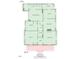 Floor plan with primary bedroom, kitchen, dining room, living room, and full baths at 309 W Parrish Dr, Benson, NC 27504
