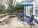 Inviting back deck with ample seating, ideal for outdoor relaxation and entertaining at 3100 Anderson Dr, Raleigh, NC 27609