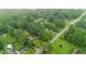 Aerial view of neighborhood showcasing mature trees, grassy terrain and homes at 4508 Old Us 421 N, Siler City, NC 27344
