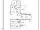 Detailed floor plan layout of the home at 4725 Sinclair Dr, Raleigh, NC 27616