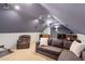 Attic living room with lounge and kitchenette at 4725 Sinclair Dr, Raleigh, NC 27616