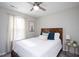 Bright bedroom with natural light, wood accents, and a comfortable bed at 5918 Giddings St, Raleigh, NC 27616
