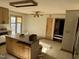 Traditional kitchen features a central island and wood cabinets at 6509A Fowler Rd, Zebulon, NC 27597