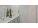 Elegant bathroom features double sinks, granite countertops, and updated fixtures at 7750 Michelle Rd, Rocky Mount, NC 27803