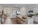 Kitchen with island seating, granite countertops, and stainless steel appliances at 7750 Michelle Rd, Rocky Mount, NC 27803