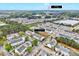 Aerial view of community townhomes, a short distance to Raleigh at 8641 Neuse Club Ln # 110, Raleigh, NC 27616