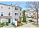 Charming exterior of a townhome featuring well-kept landscaping and a cozy neighborhood setting at 8641 Neuse Club Ln # 110, Raleigh, NC 27616