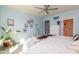 Bright bedroom with a fur accent, modern decor, and plenty of natural light at 1012 Catch Fly Ln, Durham, NC 27713