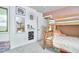 Cozy bedroom with bunk beds and soft carpeting, ideal for a room at 103 Morningside Dr, Carrboro, NC 27510