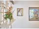 Hallway with artwork at 103 Morningside Dr, Carrboro, NC 27510