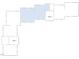 Basement floor plan of the home at 110 Bellamy Ln # 206, Chapel Hill, NC 27516