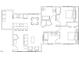 Detailed floorplan showing the layout of a two-bedroom unit at 110 Bellamy Ln # 207, Chapel Hill, NC 27516