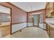 Inviting breakfast nook with tile flooring and a bay window with backyard access at 1133 Turner Farms Rd, Garner, NC 27529