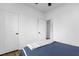 Cozy bedroom with hardwood floors and plenty of storage space at 1208 Garner Rd, Raleigh, NC 27610