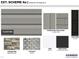 Exterior design selections featuring Flagstone accents, white trim, and black shutters and front door at 201 Olive Branch St, Sanford, NC 27332