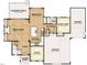 First floor layout showing kitchen, Gathering room, study, and garages at 216 Meadow Walk Dr, Fuquay Varina, NC 27526