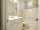 Bathroom with tile flooring, vanity with sink and a shower-tub combo at 237 Abercorn Cir, Chapel Hill, NC 27516