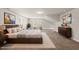 Bright bedroom with modern furnishings, neutral tones, and large windows allowing for natural light at 248 Shingle Oak Rd, Wake Forest, NC 27587