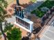 A modern community sign with nice landscaping at 249 Wendover Pkwy, Pittsboro, NC 27312