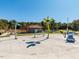 A community splash pad featuring flower themed fountains at 249 Wendover Pkwy, Pittsboro, NC 27312