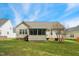 Inviting home featuring a sunroom, complemented by a well-maintained backyard, ideal for relaxation and outdoor enjoyment at 3213 Kirby St, Durham, NC 27713