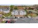 High-angle view of a condominium with neat green spaces and parking at 3471 Forestdale Drive # 3C, Burlington, NC 27215