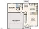 Open-concept floor plan showcasing kitchen, great room, garage, and bedroom layout at 5010 Harrier Dr, Snow Camp, NC 27349