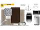 Kitchen finishes featuring stainless steel appliances, dark wood cabinets, granite countertops, and chrome faucet at 100 Chestnut Oak Ln, Lillington, NC 27546