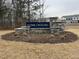 Entrance sign for Glenn Crossing with stacked stone at 1120 Tofino Dr, Durham, NC 27704
