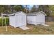 Two storage sheds in backyard providing additional storage, each with its own ramp at 116 Lakewood Dr, Wendell, NC 27591