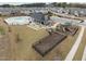 Community clubhouse and recreation area with pool, playground, and dog park at 1207 Bluewater Way, Durham, NC 27703