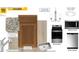 Kitchen design elements, including modern appliances, granite countertops, custom cabinetry, and stylish lighting fixtures at 160 Chestnut Oak Ln, Lillington, NC 27546