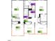Second floor plan of home showing layout of 4 bedrooms, 2 bathrooms, and a loft at 190 Chestnut Oak Ln, Lillington, NC 27546