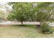 A lawn and tree filled front yard at 212 Blueridge Rd, Carrboro, NC 27510