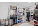 Walk-in closet with custom shelving, ample storage space, and a well-organized layout at 5004 Lakemont Dr, Raleigh, NC 27609