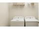 Functional laundry room with a side-by-side washer and dryer at 1011 Red Roses Ave, Durham, NC 27703