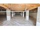 Bright crawl space with plastic sheeting, insulation, and concrete block supports at 120 Sequoia Dr, Louisburg, NC 27549