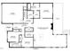 Detailed floor plan of the first floor with dimensions and layout of rooms, bathrooms, and closets at 120 Sequoia Dr, Louisburg, NC 27549