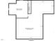 Second floor plan featuring bonus room and large unfinished attic space with staircase access at 120 Sequoia Dr, Louisburg, NC 27549