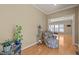 Sitting area with a chair and natural light at 120 Teasel Ct, Clayton, NC 27527