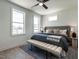 Inviting main bedroom with neutral tones, plush bedding, and ample natural light, creating a tranquil retreat at 1317 Garner Rd # 101, Raleigh, NC 27610